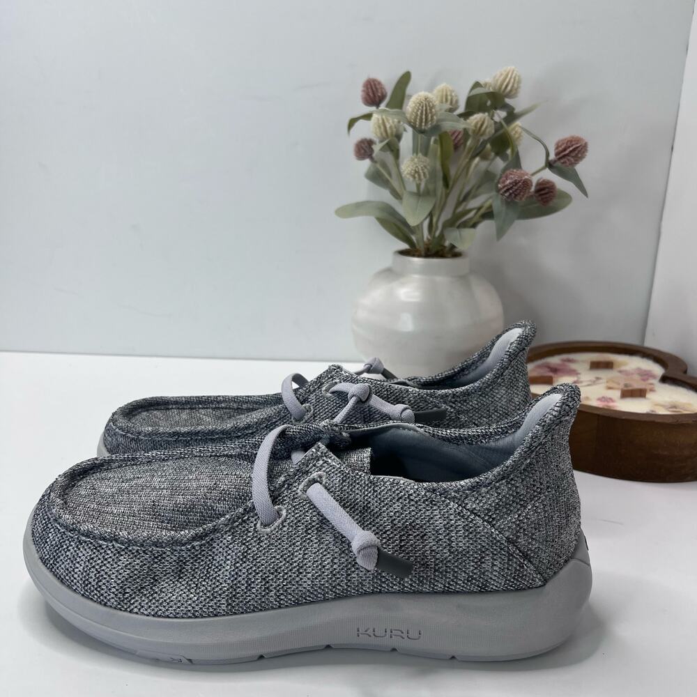 Kuru Draft Rento Lightweight Slip On Comfort Shoe Storm Gray Women 10M Tried On